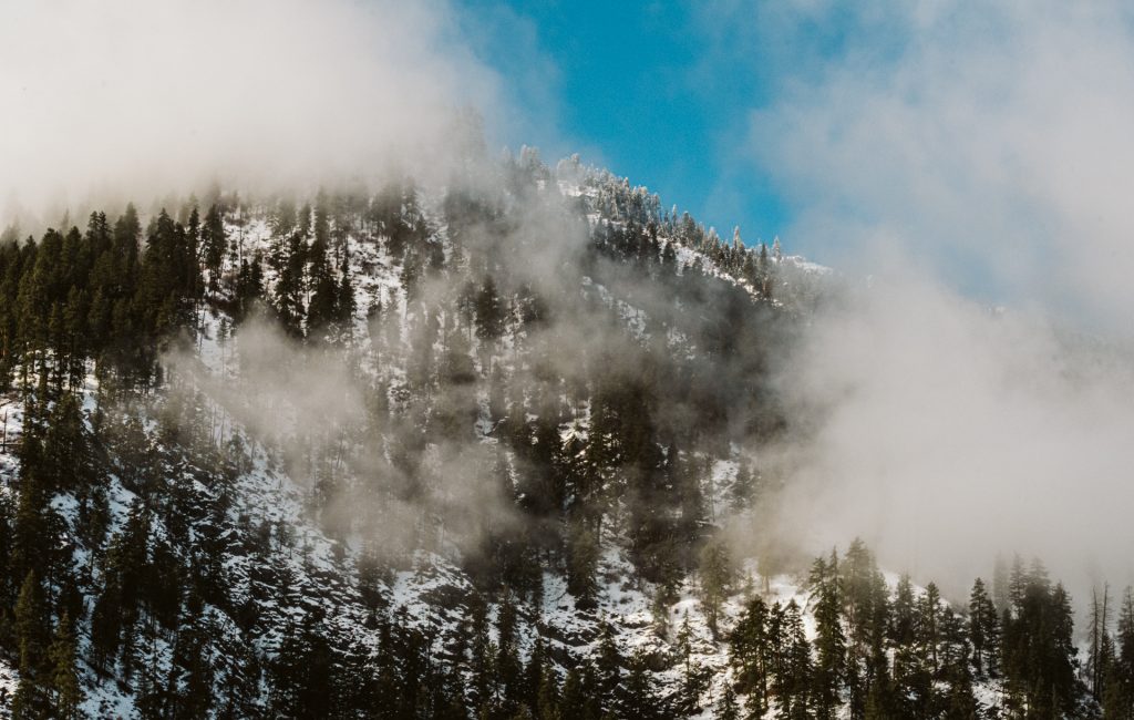 Tumwater in Clouds